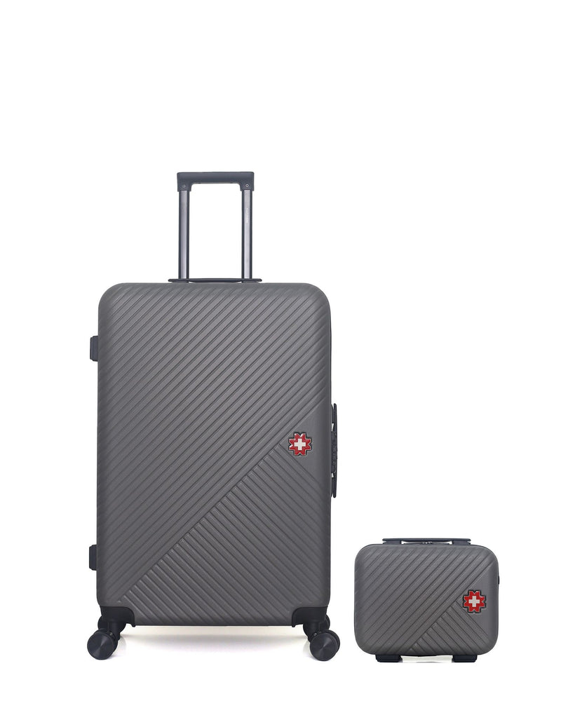 2 Luggage Bundle Large 75cm and Vanity Case SPIEZ