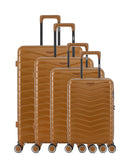 SEATTLE-O - 4-piece hard-shell suitcase set - Large suitcase, Medium suitcase, Cabin S and Cabin XS - AMERICAN TRAVEL