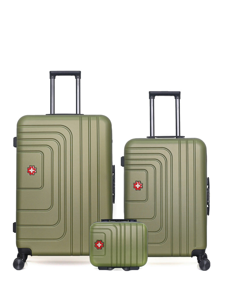 SWISS KOPPER - LOT DE 3 - Valises grand format, weekend et vanity RUTI