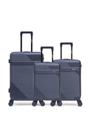 WOHLEN - 3-piece hard-shell suitcase set - Medium suitcase, Cabin S and Cabin XS - SWISS KOPPER