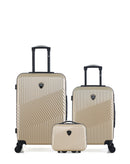3 Luggages Bundle Medium 65cm, Cabin 55cm and Vanity Case PETER