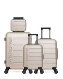 4 Luggage Bundle Medium 65cm, Cabin 55cm, Underseat 46cm and Vanity Case AIGLE