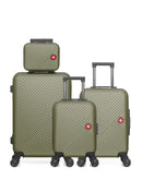 4 Luggage Set Medium 65cm, Cabin 55cm, Underseat 46cm and Vanity Case SPIEZ