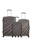 3 Luggage Set Large 75cm Medium 65cm Cabin 55cm Danube