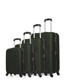 ELEONOR-M - 4-piece hard-shell suitcase set - Large suitcase, Medium suitcase, Cabin S and Cabin XXS - LPB LUGGAGE