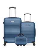 3 Luggages Set Medium 65cm, Cabin 55cm and Vanity BRAZILIA