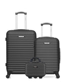 3 Luggages Set Medium 65cm, Cabin 55cm and Vanity BRAZILIA