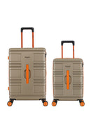 2-Piece Hard-Shell Suitcase Set EVERGLADES - Medium and XS Cabin
