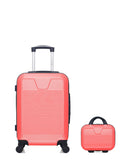 WAVE PARIS - 2-Piece Luggage Set - Cabin S Suitcase and Vanity Case SELENGA