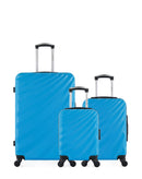 3 Luggage Bundle Large 75cm, Cabin 55cm and Underseat 46cm DANUBE