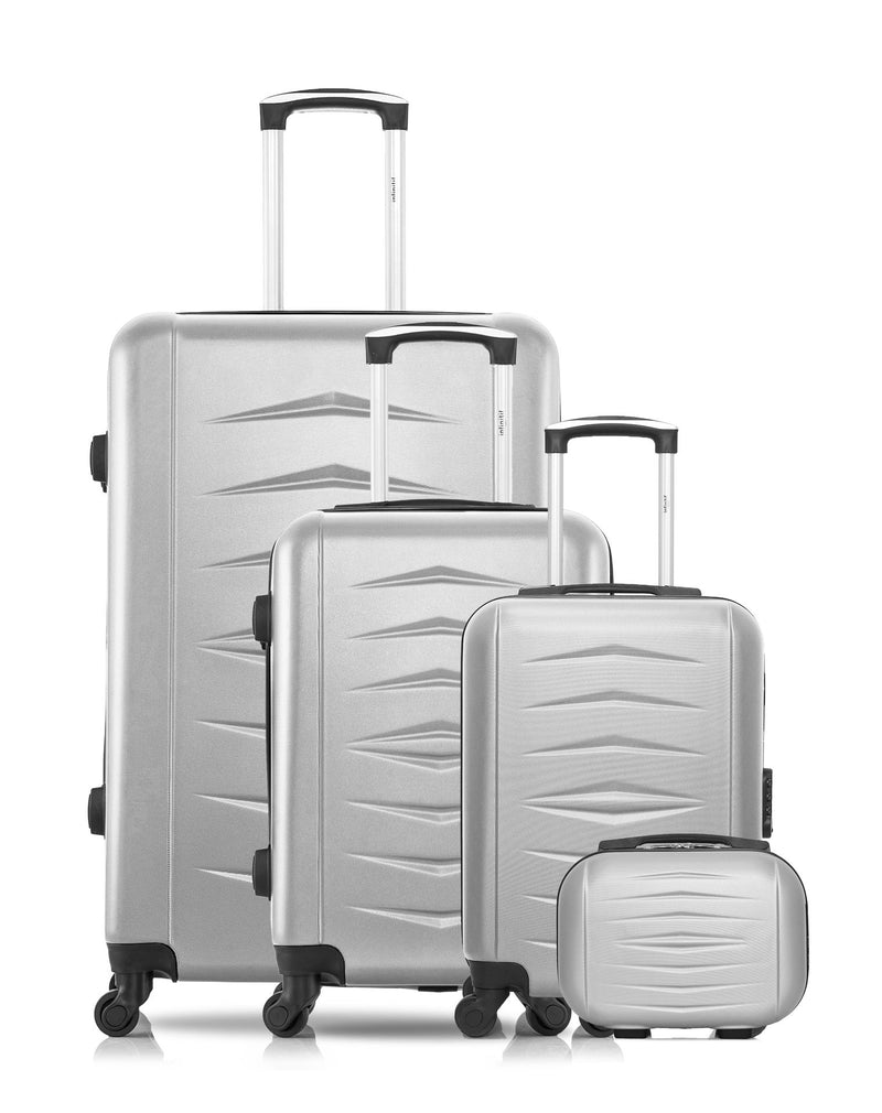 4 Luggages Bundle Large 75cm, Cabin 55cm, Underseat 46cm and Vanity Case OVIEDO