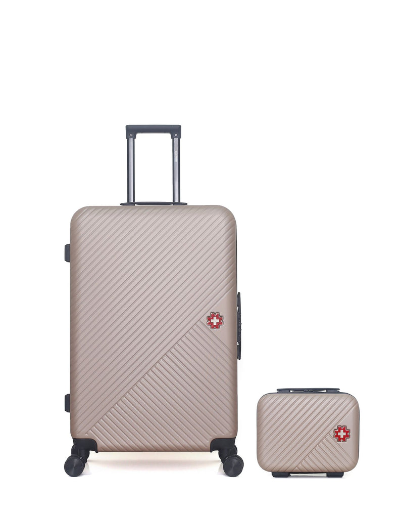 2 Luggage Bundle Large 75cm and Vanity Case SPIEZ