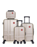 4 Luggage Bundle Medium 65cm, Cabin 55cm, Underseat 46cm and Vanity Case USTER