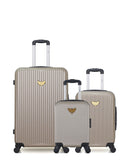 3 Luggage Bundle Large 75cm, Cabin 55cm and Underseat 46cm AGATA