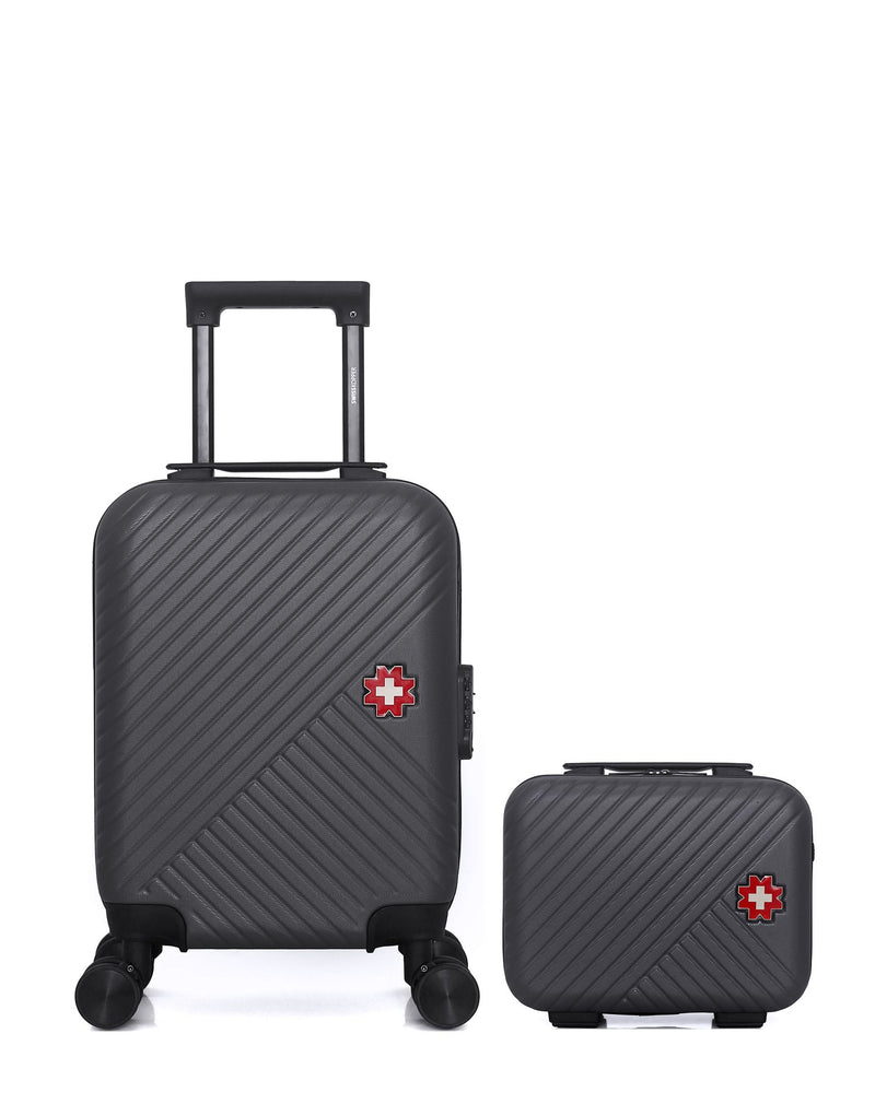 2 Luggage Bundle Cabin 46 cm and Vanity Case SPIEZ