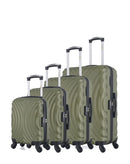 4 Luggage Bundle Large 75cm, Medium 65cm, Cabin 55cm and Underseat 46cm LAGOS-M