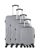 4 Luggage Bundle Large 75cm, Medium 65cm, Cabin 55cm and Underseat 46cm LAGOS-M