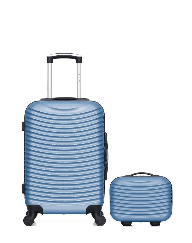 2 Luggages Bundle Cabin 55cm and Vanity Case ETNA