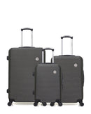 BLUESTAR - LOT DE 3 - Valises grand format, weekend et cabine LONDON