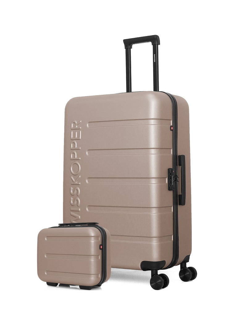 2 Luggage Set Large 75cm and Vanity AIGLE