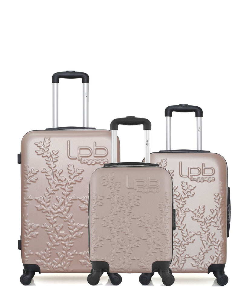 3 Luggage Bundle Medium 65cm Cabin 55cm Underseat 46 cm Nais - LPB