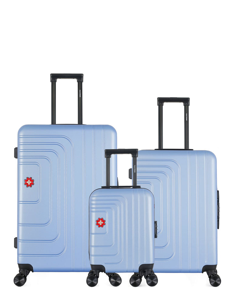SWISS KOPPER - LOT DE 3 - Valises grand format, weekend et cabine XXS RUTI