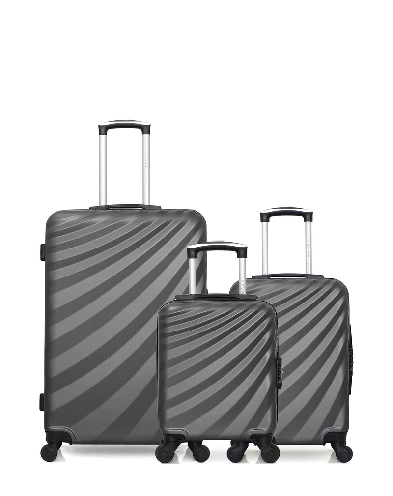 3 Luggage Bundle Large 75cm, Cabin 55cm and Underseat 46cm DANUBE