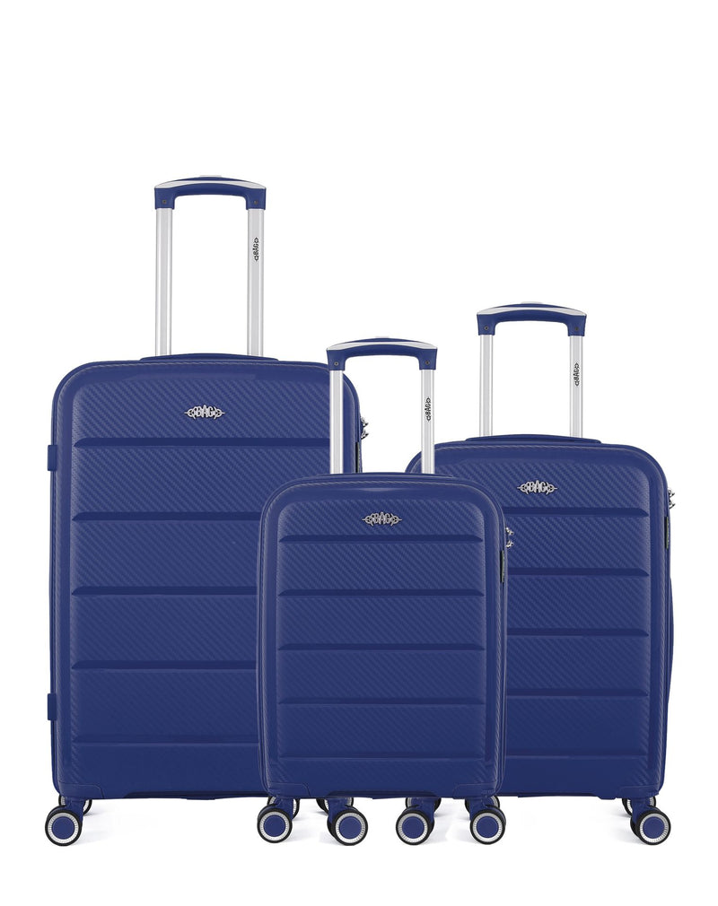 3 Luggage Bundle Medium 65cm, Cabin 55cm and Cabin XS 51cm PHENIX