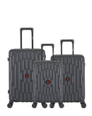 3-Piece Hard-Shell Suitcase Set ODEON - Medium, Cabin and XS Cabin