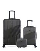 3 Luggages Bundle Large 75cm, Cabin 55cm and Vanity Case PETER