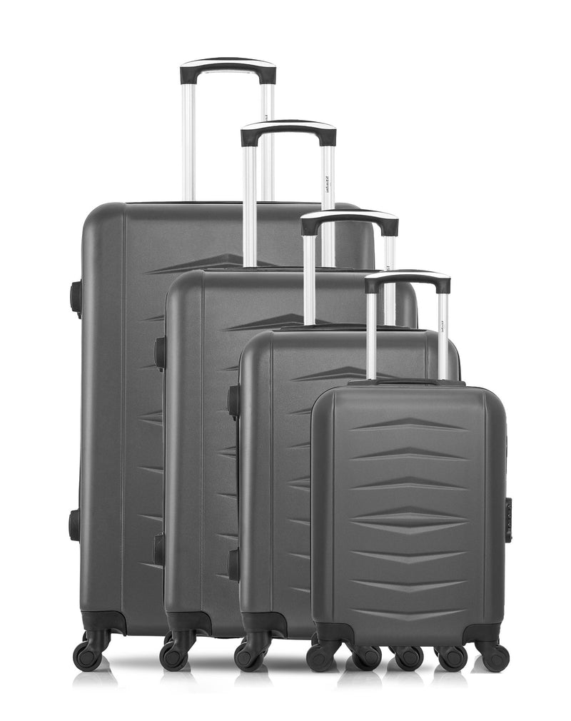 4 Luggages Bundle Large 75cm, Medium 65cm, Cabin 55cm and Underseat 46cm