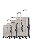 4 Luggage Bundle Large 75cm, Medium 65cm, Cabin 55cm and Underseat 46cm TIGRE-M
