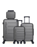 4 Luggage Bundle Medium 65cm, Cabin 55cm, Underseat 46cm and Vanity Case AIGLE