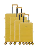 LYNDA-O - 4-piece hard-shell suitcase set - Large suitcase, Medium suitcase, Cabin S and Cabin XS - LPB LUGGAGE