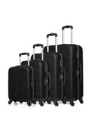 ELEONOR-M - 4-piece hard-shell suitcase set - Large suitcase, Medium suitcase, Cabin S and Cabin XXS - LPB LUGGAGE