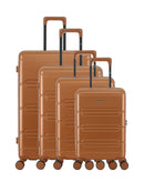 LYNDA-O - 4-piece hard-shell suitcase set - Large suitcase, Medium suitcase, Cabin S and Cabin XS - LPB LUGGAGE
