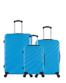 3 Luggage Set Large 75cm Medium 65cm Cabin 55cm Danube