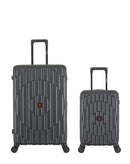 2-Piece Hard-Shell Suitcase Set ODEON - Large and XS Cabin