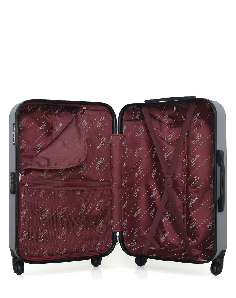 3 Luggage Bundle Medium 65cm, Cabin 55cm and Underseat 46cm BRONX