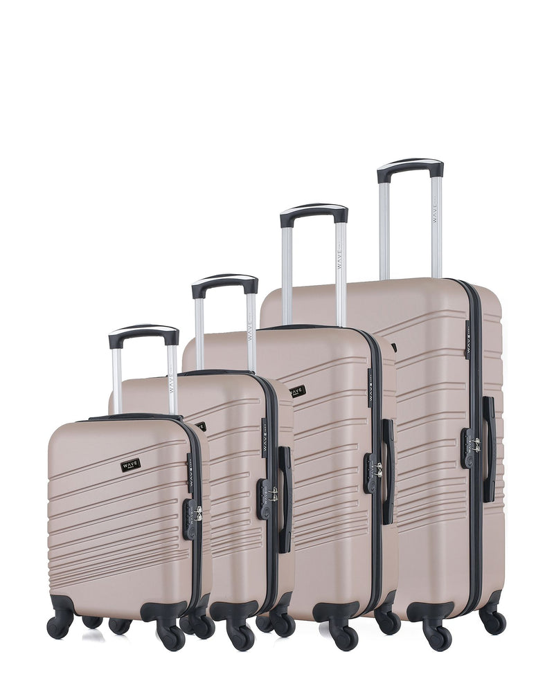 4 Luggage Bundle Large 75cm, Medium 65cm, Cabin 55cm and Underseat 46cm TIGRE-M