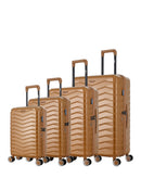 SEATTLE-O - 4-piece hard-shell suitcase set - Large suitcase, Medium suitcase, Cabin S and Cabin XS - AMERICAN TRAVEL