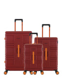 3-Piece Hard-Shell Suitcase Set EVERGLADES - Large, Medium and XS Cabin