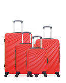 4 Luggage Bundle Large 75cm, Medium 65cm, Cabin 55cm and Underseat 46cm DANUBE
