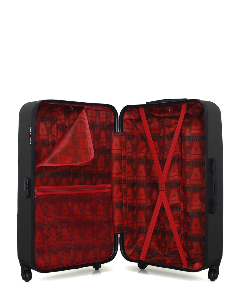 Set of 2 large suitcases and MIAMI weekend suitcase