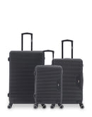 WAGRAM - 3-piece hard-shell suitcase set - Large suitcase, Medium suitcase and Cabin S - BLUESTAR