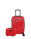2 Luggages Bundle Cabin 55cm and Vanity Case PETER