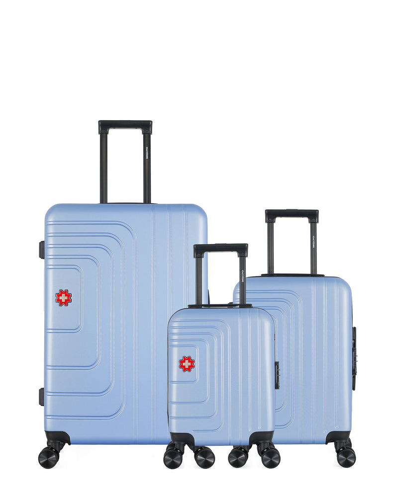 SWISS KOPPER - LOT DE 3 - Valises grand format, cabine et cabine XXS RUTI