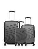 3 Luggages Bundle Medium 65cm, Cabin 55cm and Underseat 46cm TIGRE