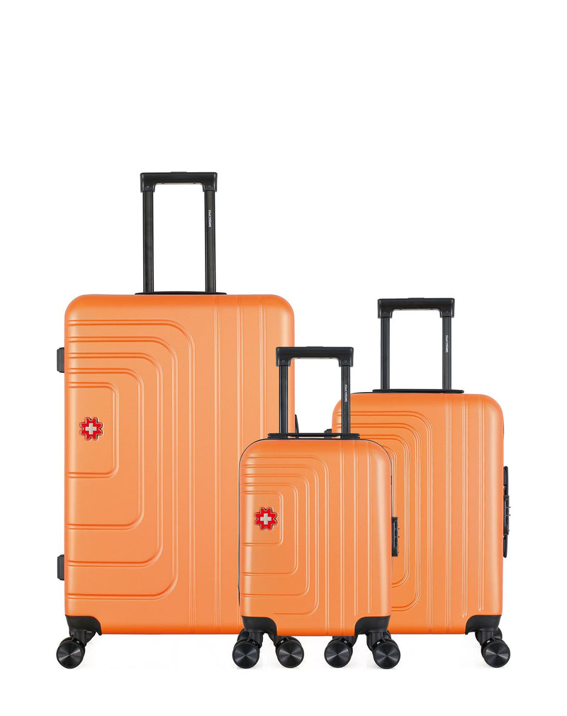 SWISS KOPPER - LOT DE 3 - Valises grand format, cabine et cabine XXS RUTI