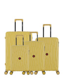 4-Piece Hard-Shell Suitcase Set ODEON - Large, Medium, Cabin and XS Cabin